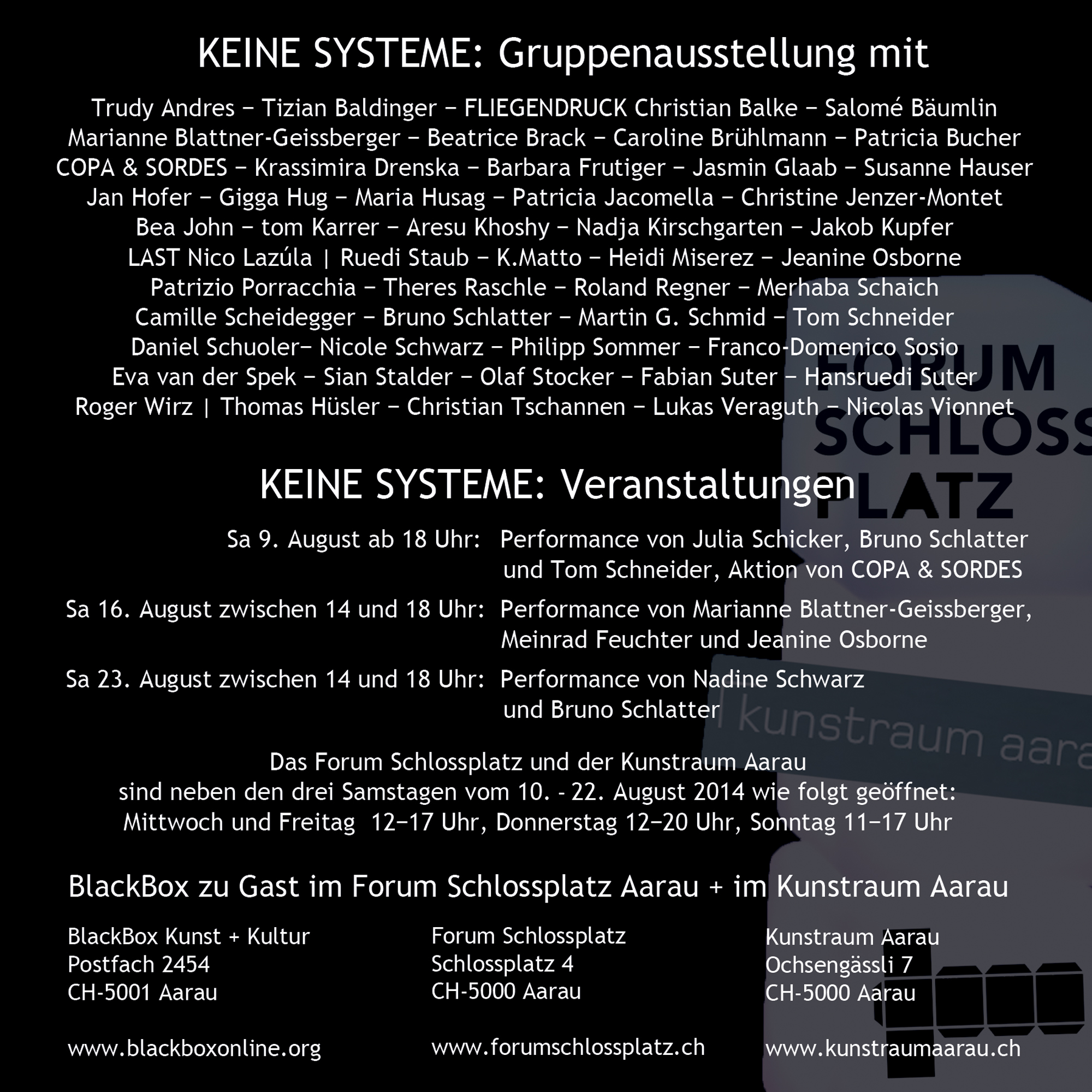 flyer keine systeme